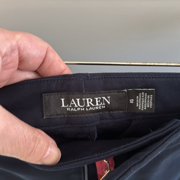 Lauren Ralph Lauren Women’s Navy Blue Pants Size 12 EUC - Picture 4 of 12